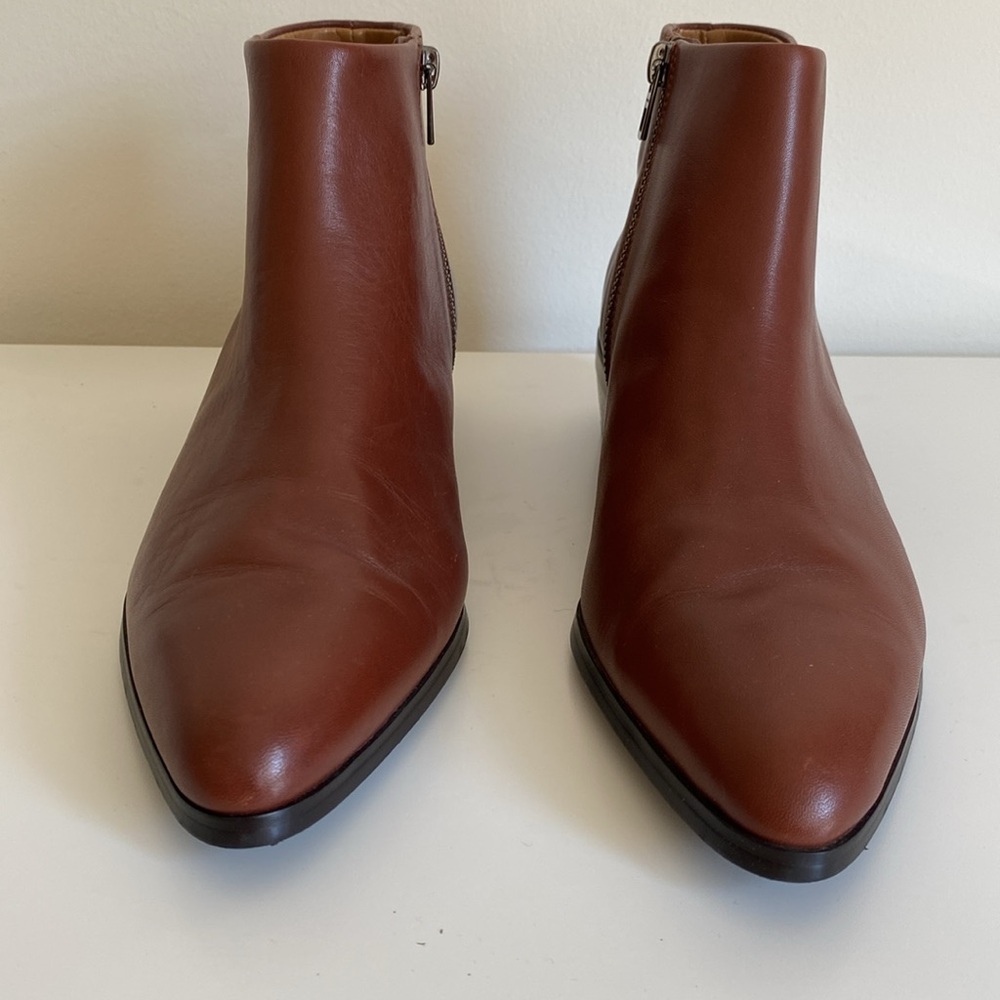 COACH Montana Classic Leather Ankle Boots Pointed Toe Size 9B Women’s - Picture 3 of 14